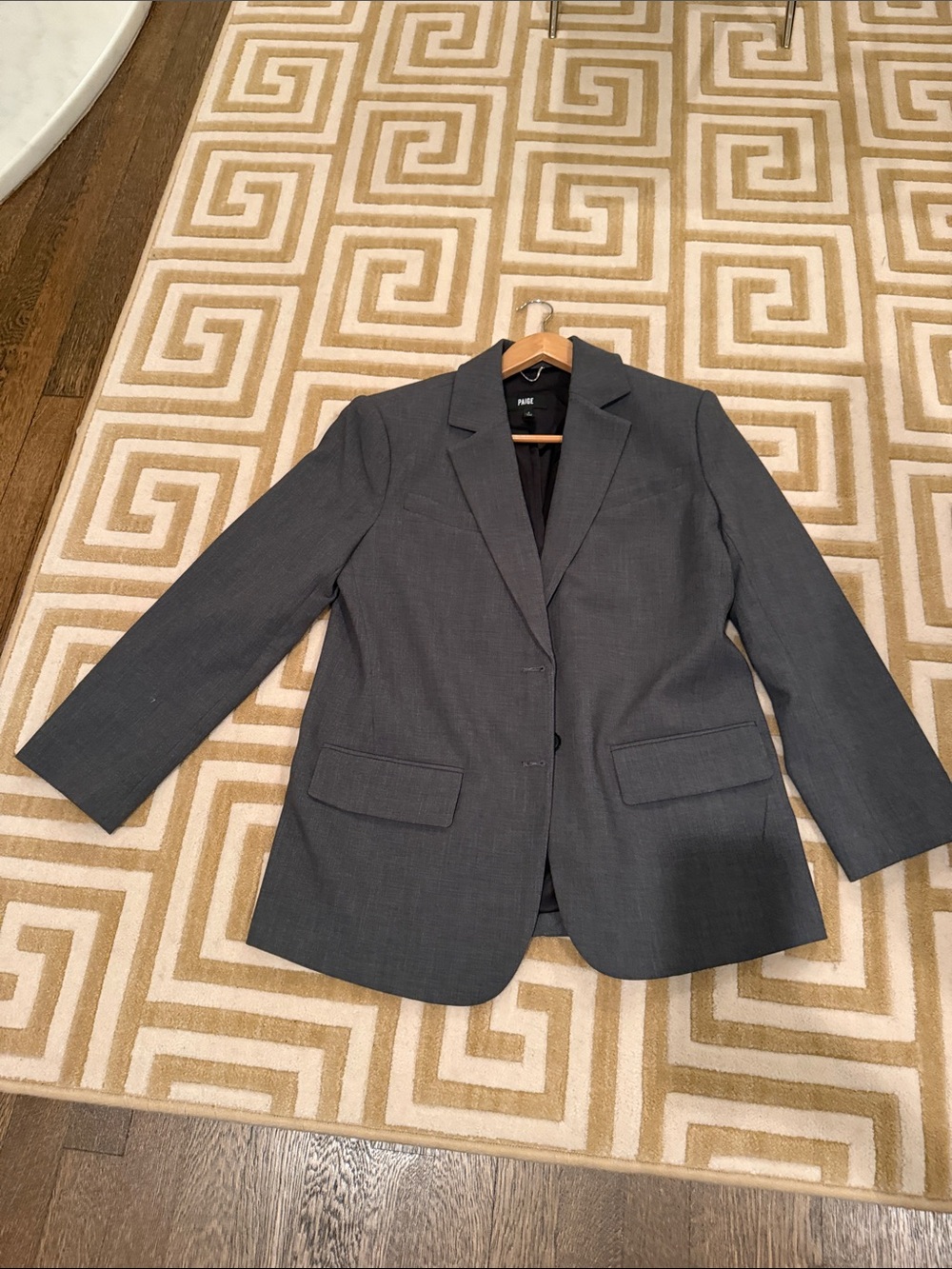 PAIGE Gray Women's Tailored Blazer